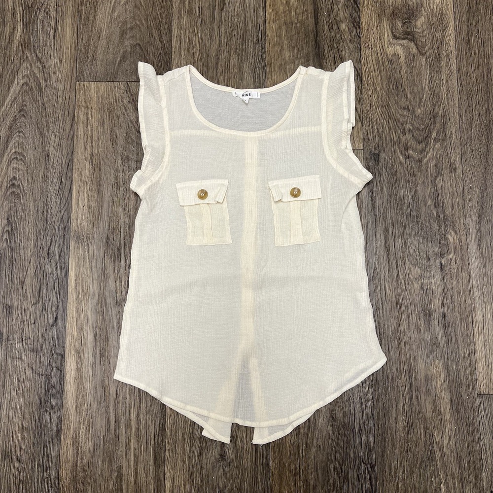 Mine Size Medium Womens Light Weight Blouse